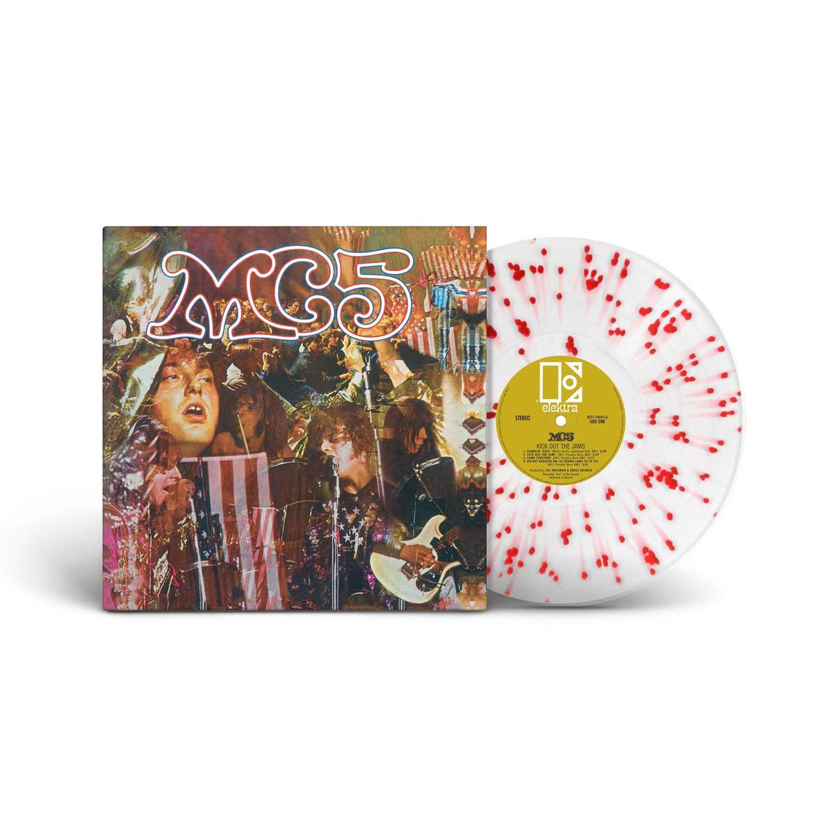 MC5 Kick Out The Jams - Clear & Red Splatter Vinyl - Sealed  Vinyl LP