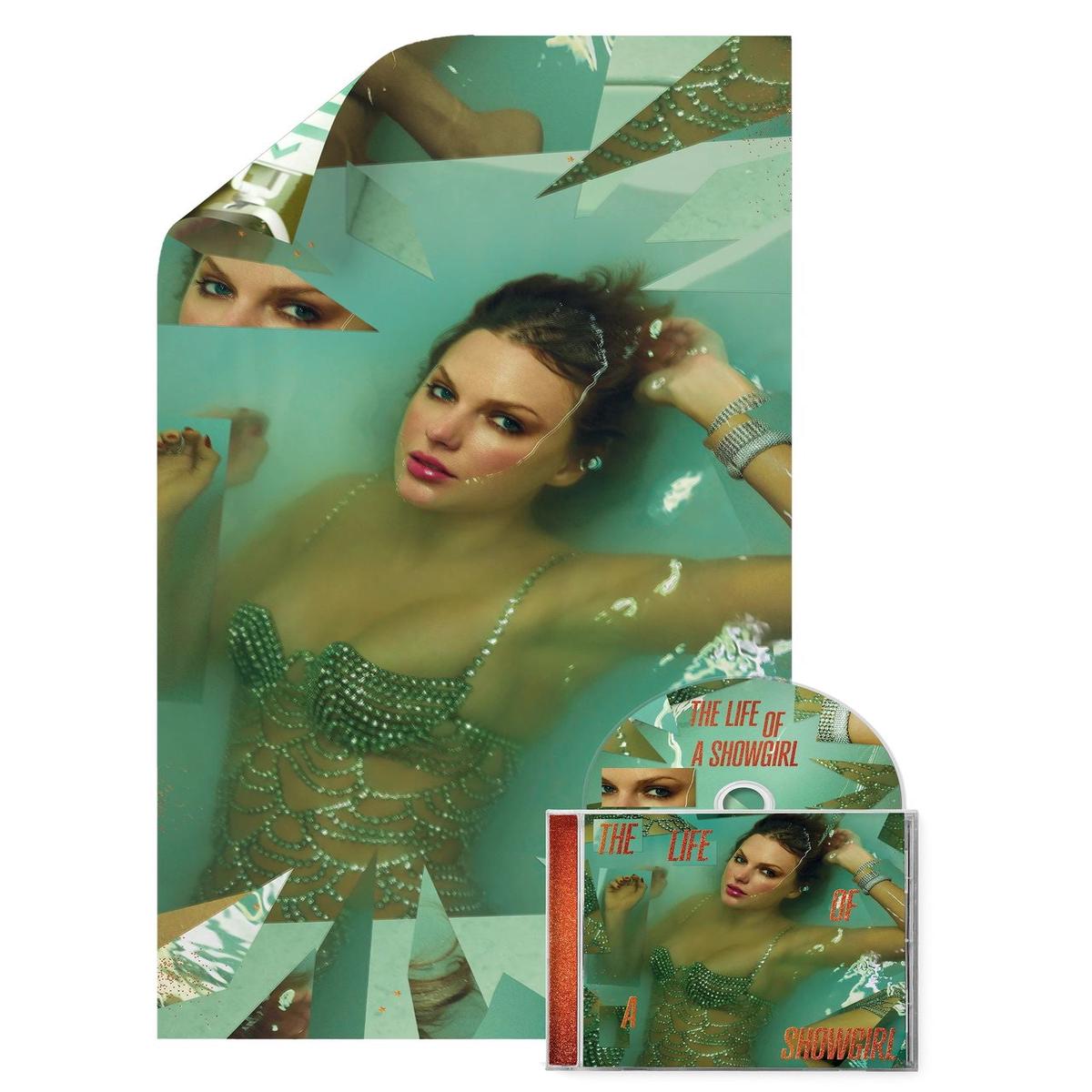 Taylor Swift The Life Of A Showgirl - Sweat & Vanilla Perfume Edition CD + Poster - Sealed  CD album
