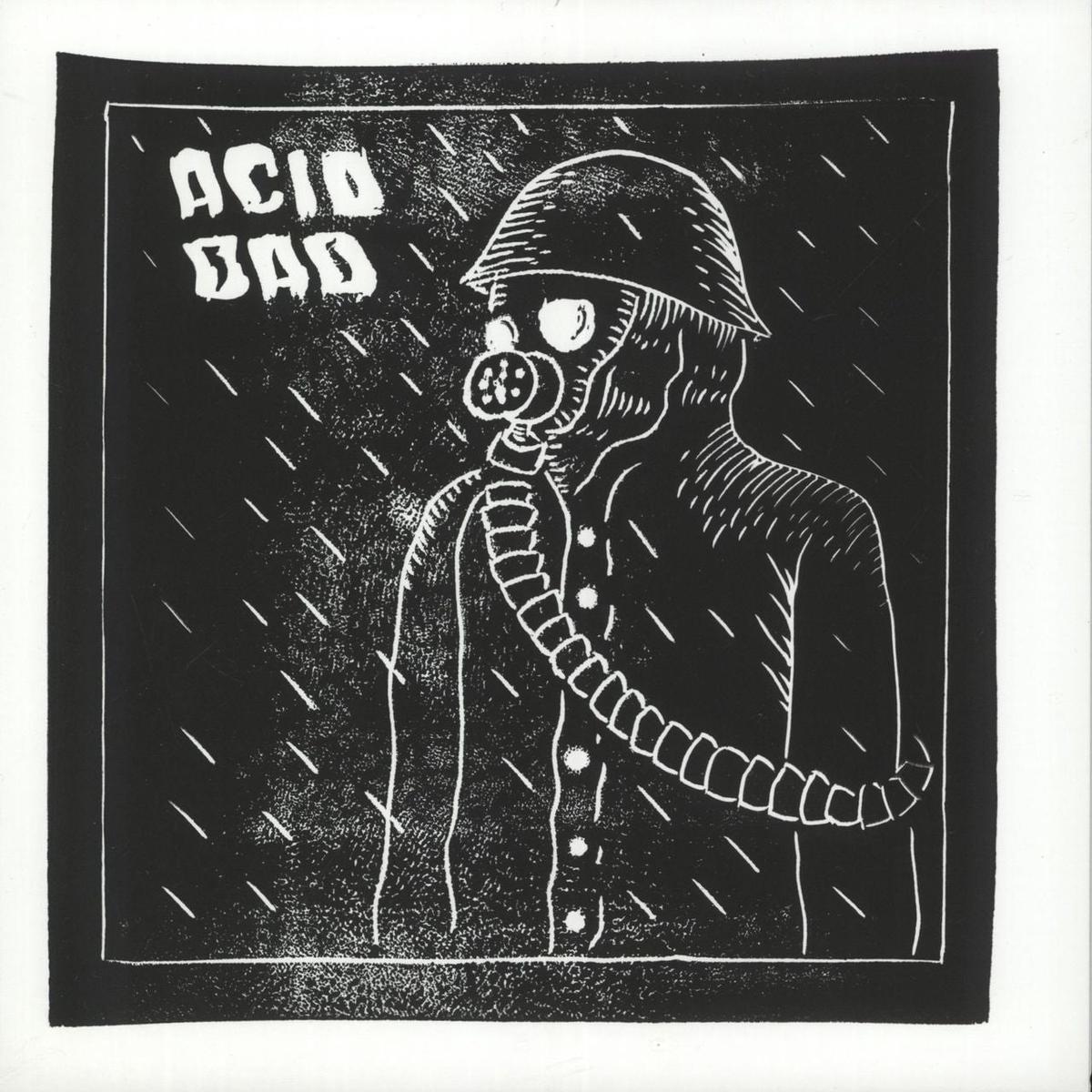 Acid Dad Die Hard / Bodies - Red Swirl Vinyl US 7" vinyl