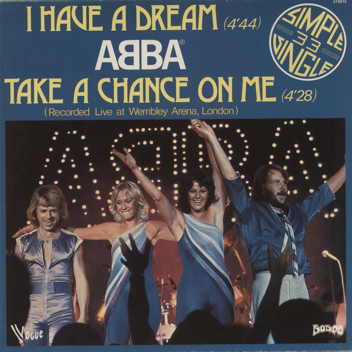 Abba I Have A Dream French 12" vinyl