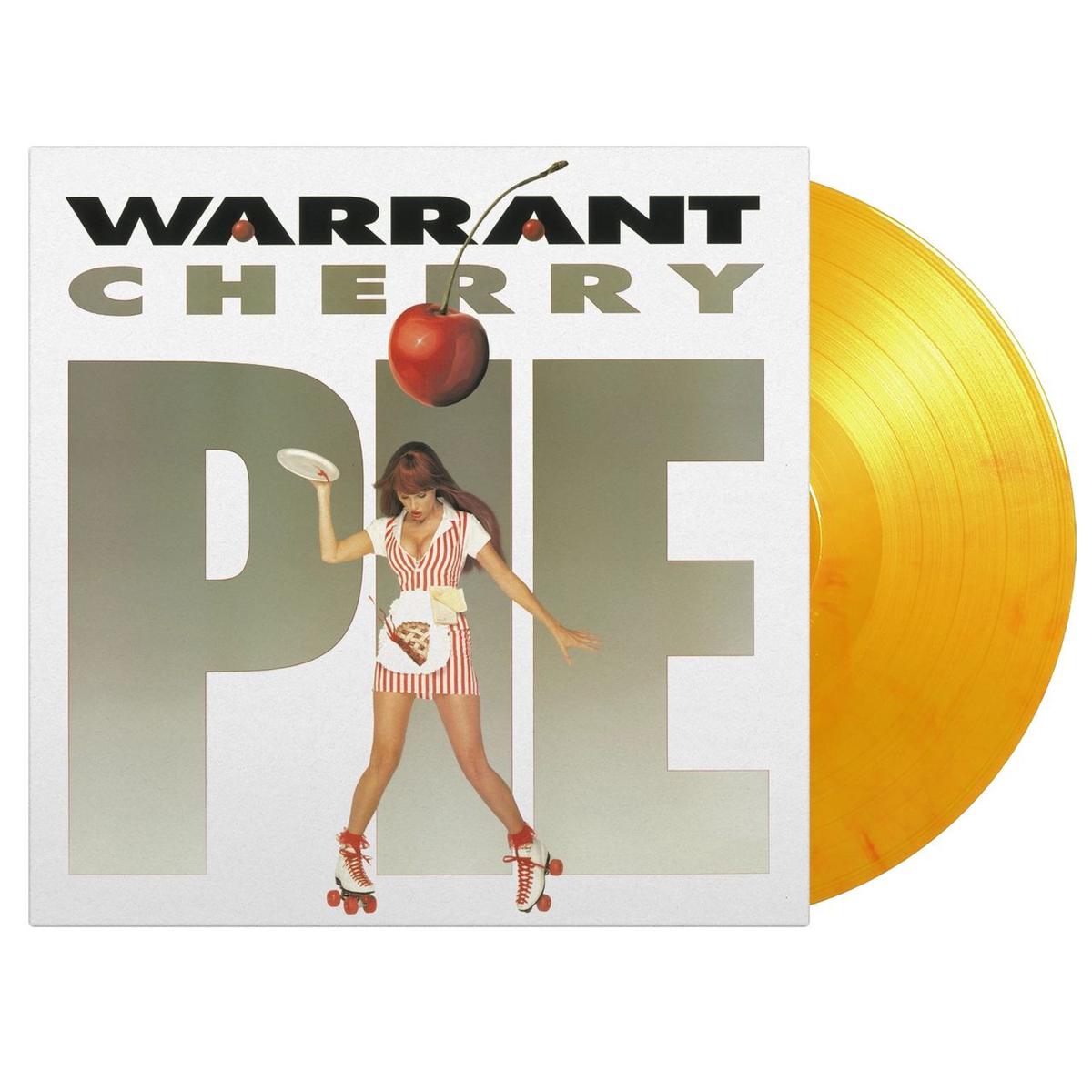 Warrant Cherry Pie - Yellow Marbled Vinyl 180 Gram - Numbered Edition  Vinyl LP