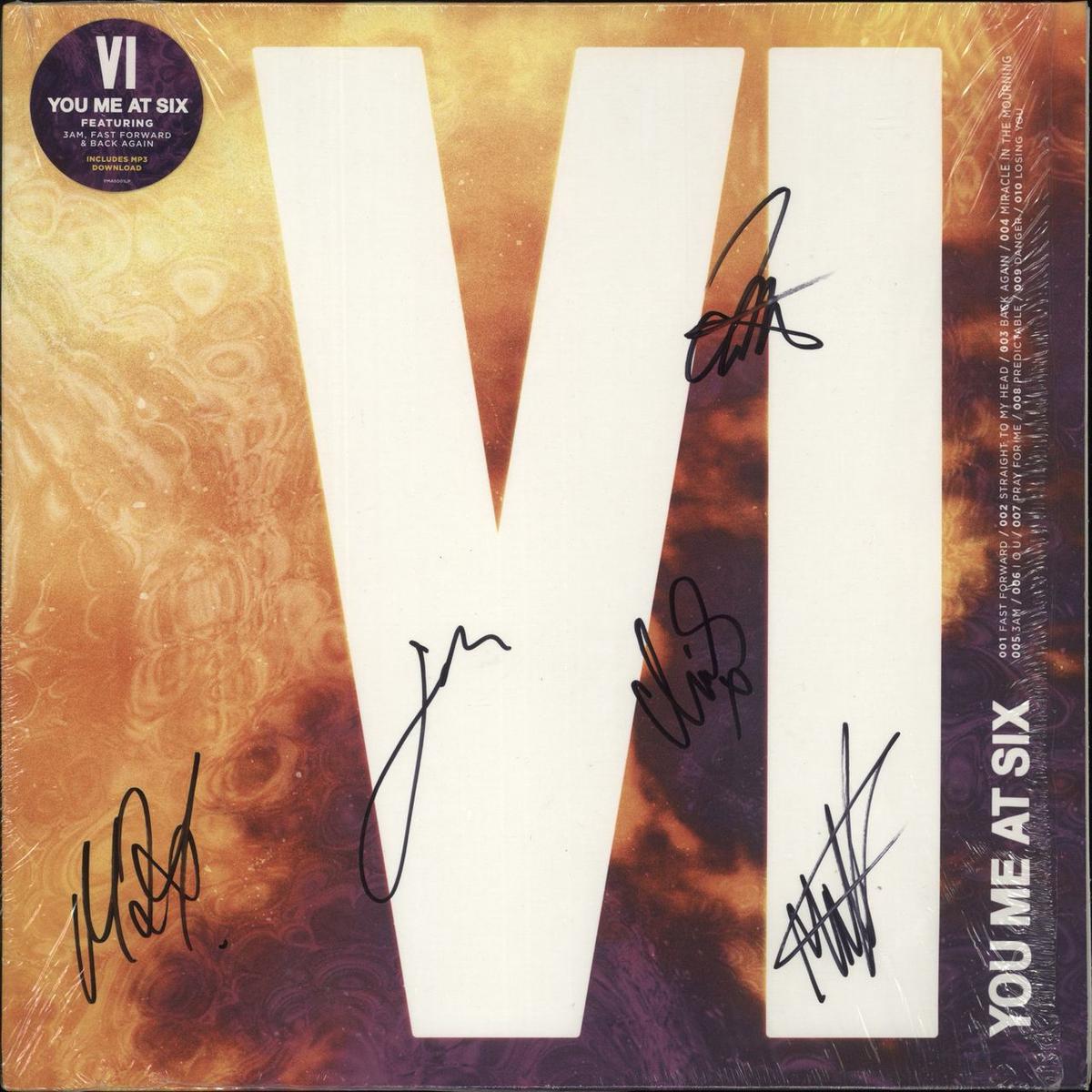 You Me At Six VI - Autographed  Vinyl LP