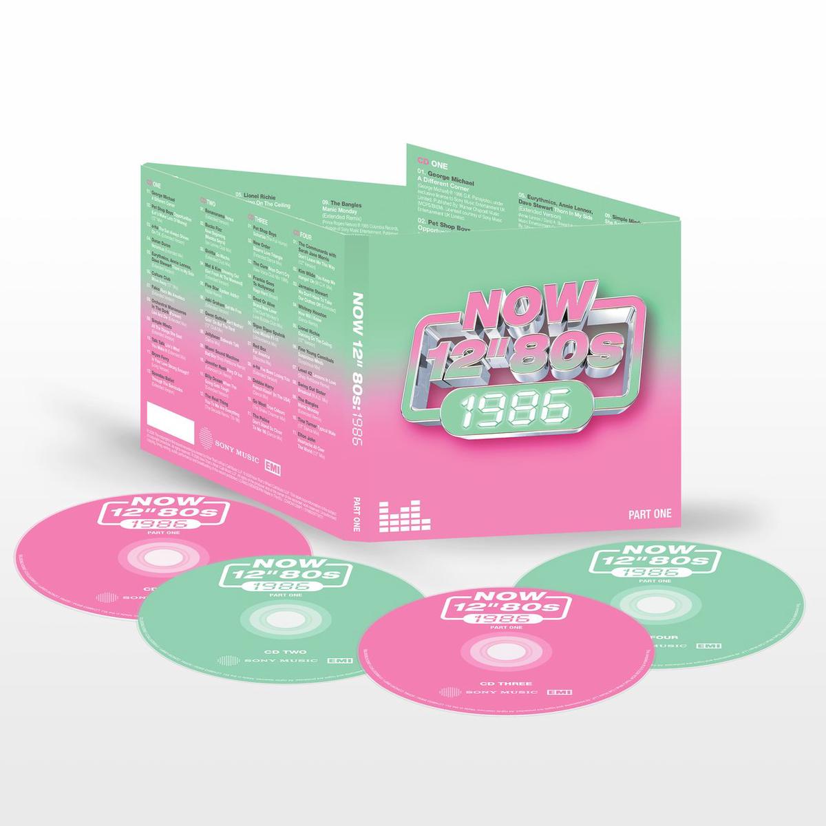 Now That's What I Call Music NOW 12" 80s 1986 Part One - Sealed  4-CD set