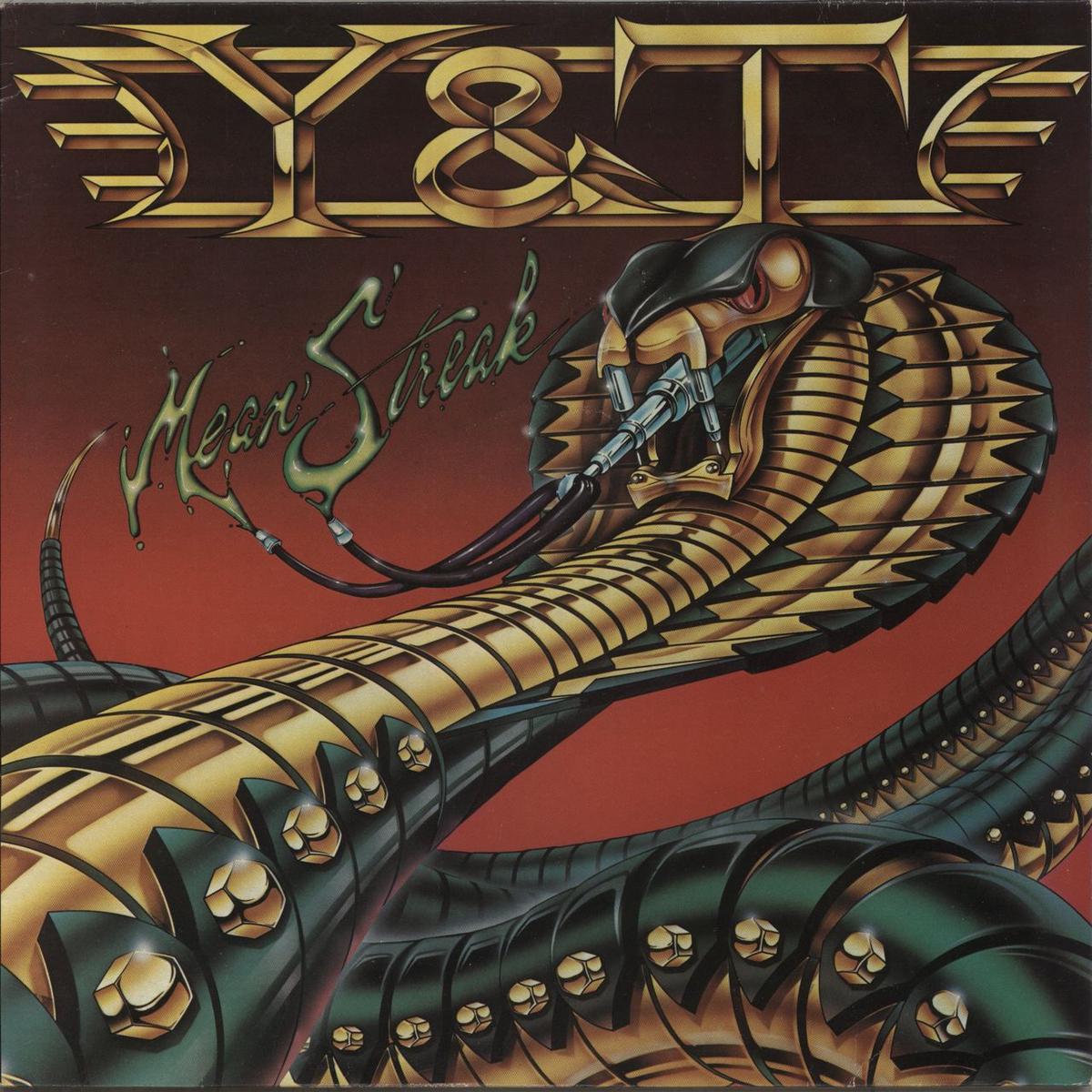 Y&T Mean Streak - Gold Promo Stamped Sleeve  Vinyl LP