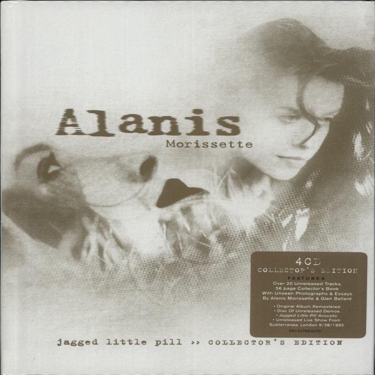 Alanis Morissette Jagged Little Pill - Sealed Deluxe Edition + Notepad  4-CD set