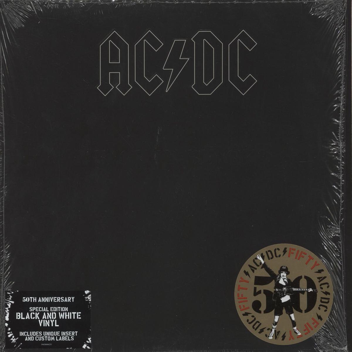 AC/DC Back In Black - 180gm Black/White Vinyl -EX  Vinyl LP