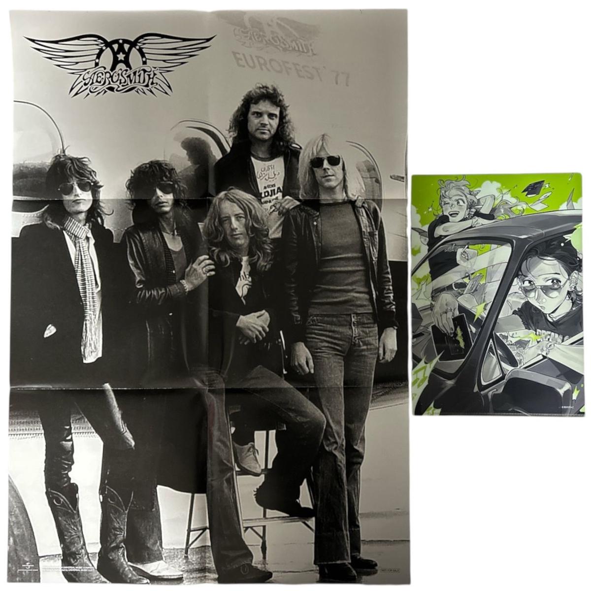 Aerosmith Columbia Years 1973-1982 | SHM-CD Japanese 7-Album Bundle + Poster, Badge & Folder Japanese SHM CD