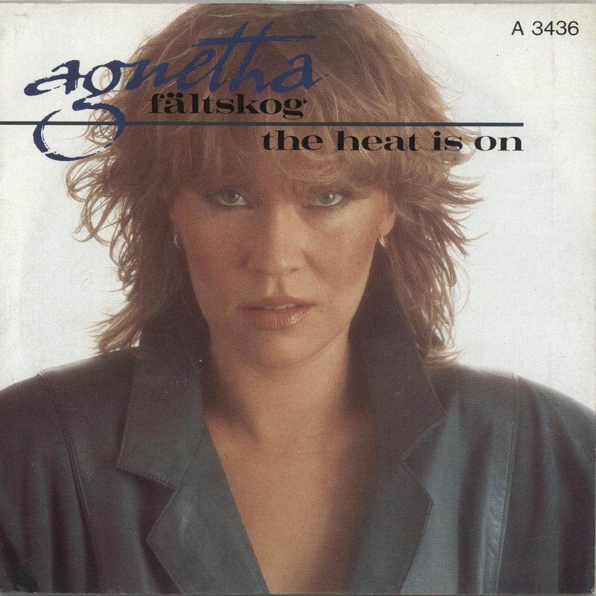 Agnetha Fltskog The Heat Is On  7" vinyl