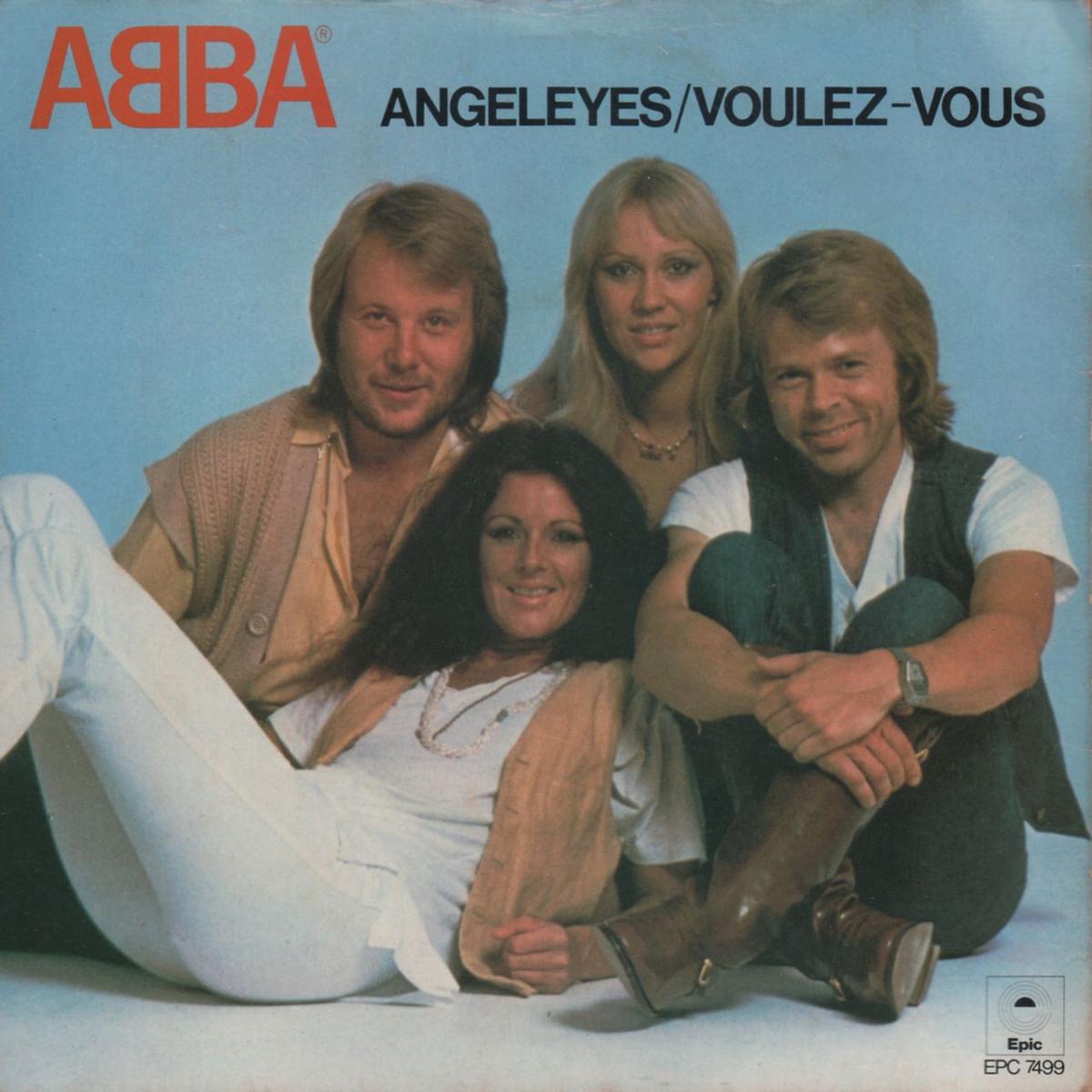 Abba Angeleyes / Voulez-Vous - Dark Sleeve  7" vinyl