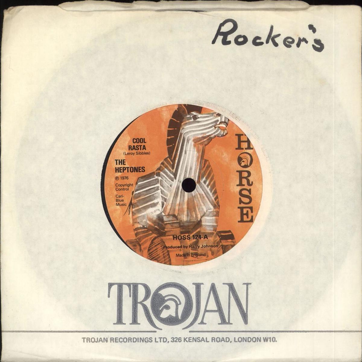 The Heptones Cool Rasta  7" vinyl